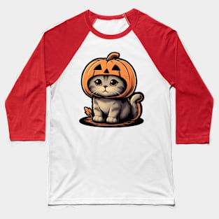 Pumpkitty! Baseball T-Shirt